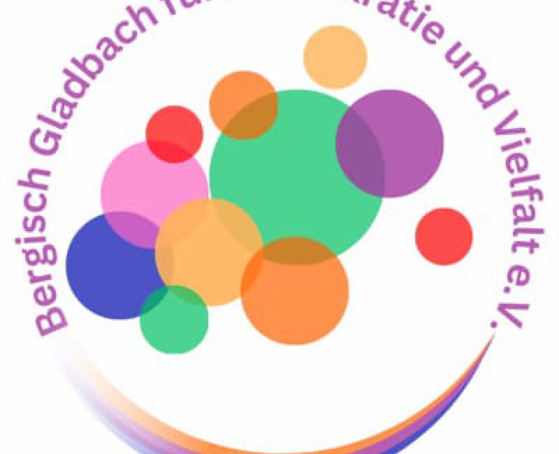 Logo des Vereins Bergisch Gladbach für Demokratie und Vielfalt e.V.